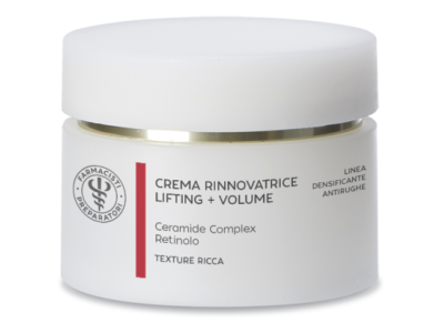 Crema ridensificante rinnovatrice   CERAMIDI COMPLEX e RETINOLO texture ricca